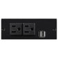 Bahrain 5-piece Upholstered Home Theater Seating Charcoal