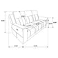 Kennett 2-piece Chenille Power Reclining Sofa Set Ivory