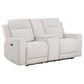Kennett 3-piece Chenille Power Reclining Sofa Set Ivory