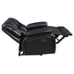 Camila 2-piece Upholstered Reclining Sofa Set Black