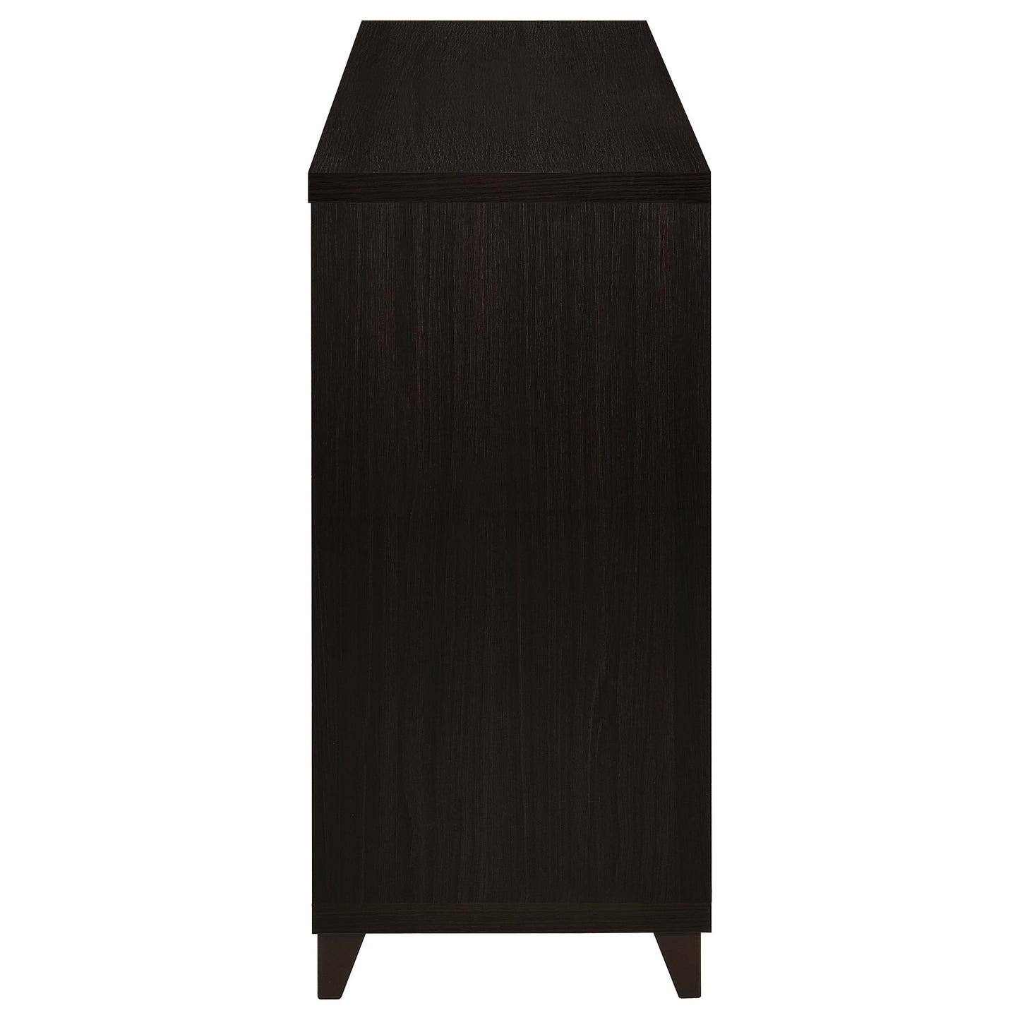 Lewes 2-door Engineered Wood 60-inch TV Stand Cappuccino