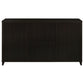 Lewes 2-door Engineered Wood 60-inch TV Stand Cappuccino
