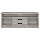 Burke 3-piece 59-inch TV Entertainment Center Grey Driftwood