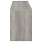 Burke 3-piece 59-inch TV Entertainment Center Grey Driftwood