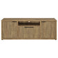 Tabby TV Stand for TVs up to 65 Inches with 4-Door Storage in Mango