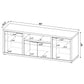 Tabby 3-Piece Entertainment Center for a TV up to 65 Inches Mango