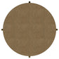 Arini Round Coffee Table With Storage Shelf Sand Wash