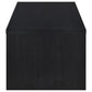 Knapp Lift Top Cocktail Coffee Table with Dual Drawers Black