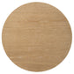 Ottowa 2-piece Round Wood Coffee Table Set Light Oak