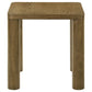 Castlewood Engineered Wood Accent Side End Table Brown Oak