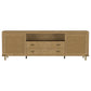 Arini Rattan Cane 2-door TV Stand Media Console Sand Wash