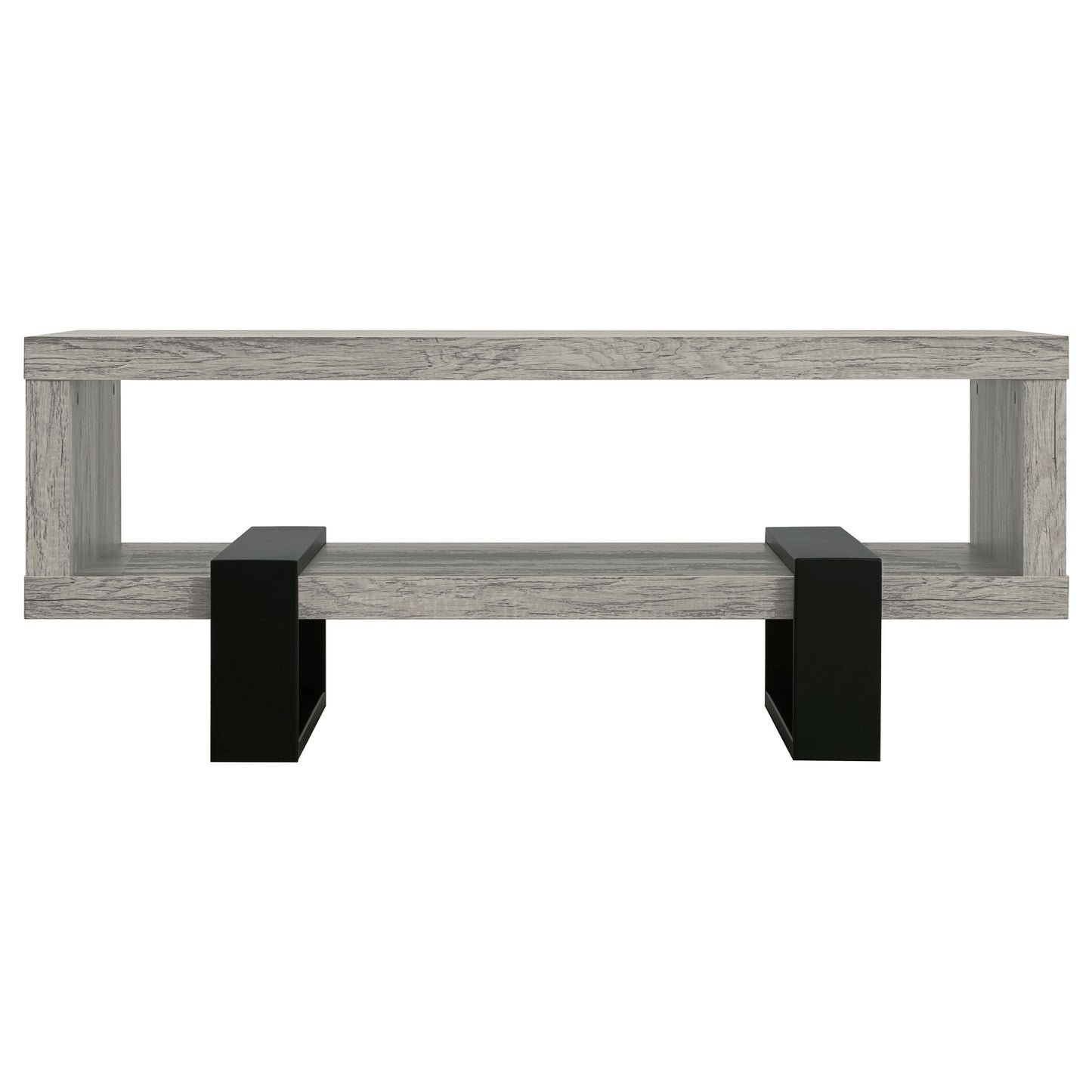 Dinard Engineered Wood Cocktail Coffee Table Grey Driftwood