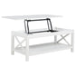 Skyview 3-piece Rectangular Lift Top Coffee Table Set White