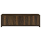 Laughlin 4-door Engineered Wood 78-inch TV Stand Dark Pine