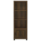Sachin 3-piece 79-inch TV Entertainment Center Dark Pine