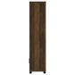 Sachin 3-piece 79-inch TV Entertainment Center Dark Pine