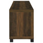 Sachin 3-piece 79-inch TV Entertainment Center Dark Pine