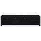 Sachin 3-piece Entertainment Center 79-inch TV Stand Black