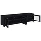 Sachin 3-piece Entertainment Center 79-inch TV Stand Black