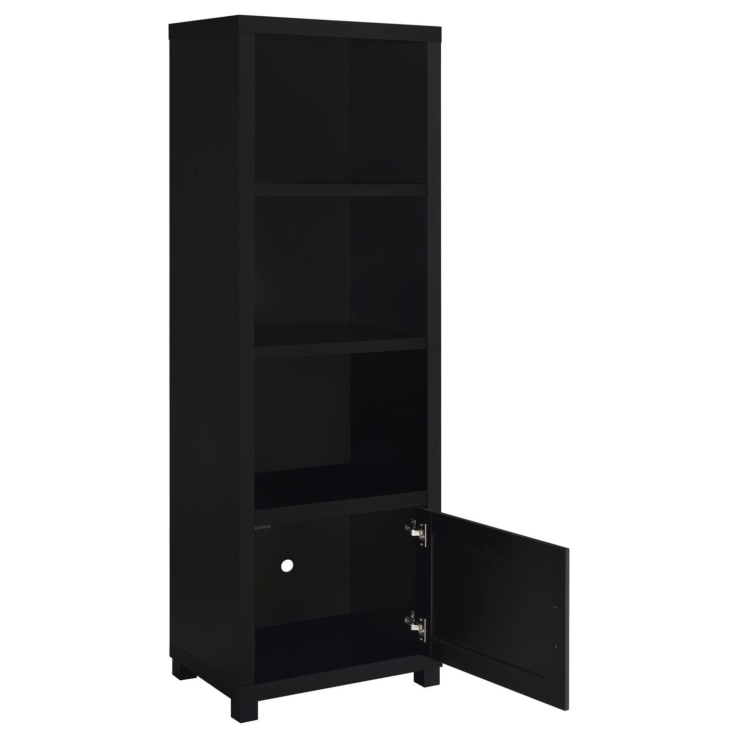 Sachin 3-piece Entertainment Center 79-inch TV Stand Black