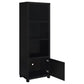 Sachin 3-piece Entertainment Center 79-inch TV Stand Black