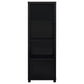 Sachin 3-piece Entertainment Center 79-inch TV Stand Black