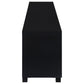 Sachin 3-piece Entertainment Center 79-inch TV Stand Black
