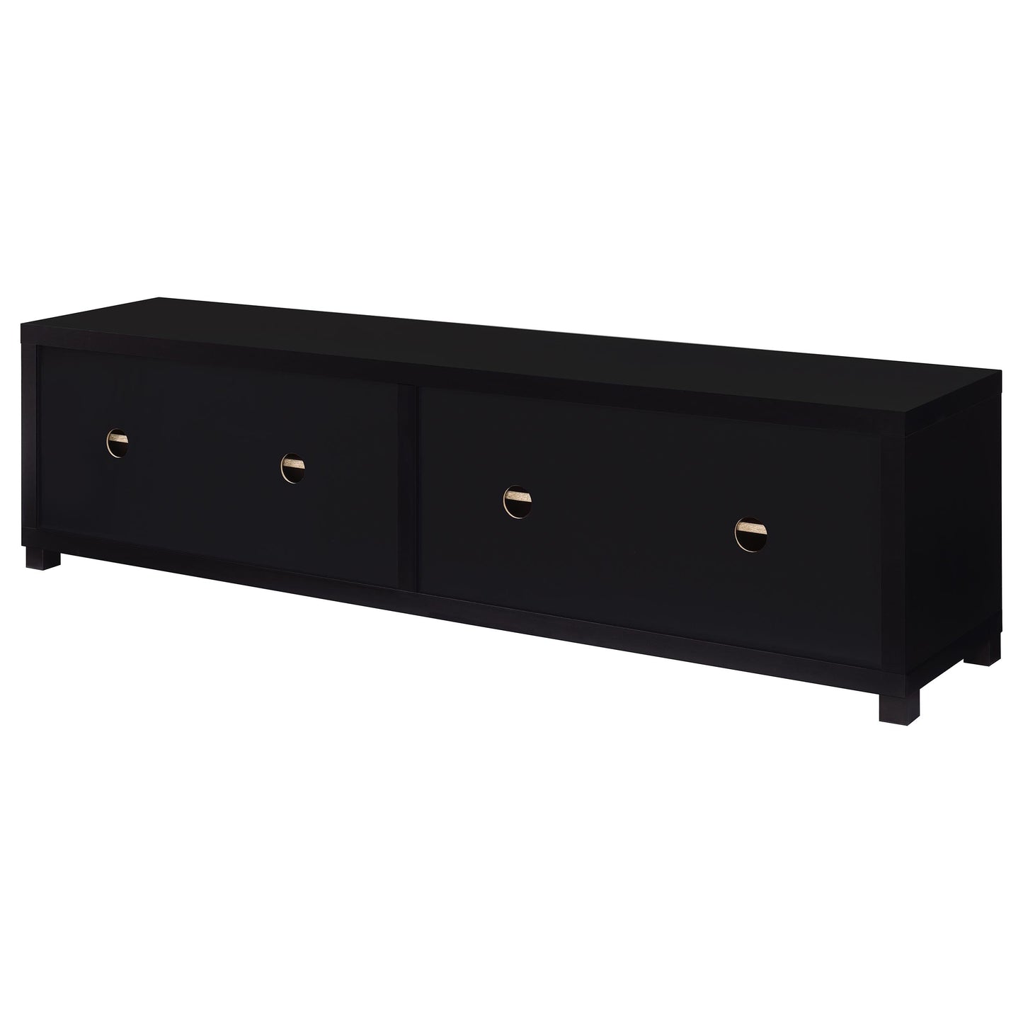 Sachin 3-piece Entertainment Center 79-inch TV Stand Black