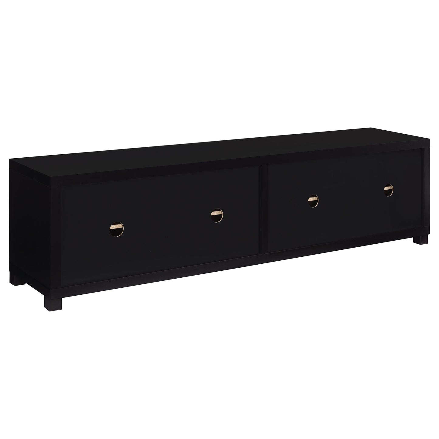 Sachin 3-piece Entertainment Center 79-inch TV Stand Black