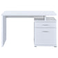 Irving 47-inch 2-drawer Office Computer Desk White