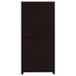Skylar 71-inch 5-shelf Bookcase with Drawer Cappuccino