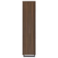 Maddox 71-inch 3-shelf Cabinet Bookcase Walnut