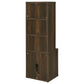 Westpark 3-piece Wall Unit Bookcase Set with USB Dark Pine