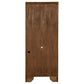 Hartshill 78-inch 3-shelf Cabinet Bookcase Burnished Oak