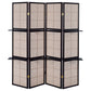 Iggy 4-Panel Room Divider Folding Shoji Screen Cappuccino