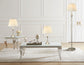Griffin 3-piece Floor and Table Lamp Set Brushed Nickel