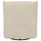 Serra Full-Circle Swivel Glider Chair with Shelter Arms Sandy Beige