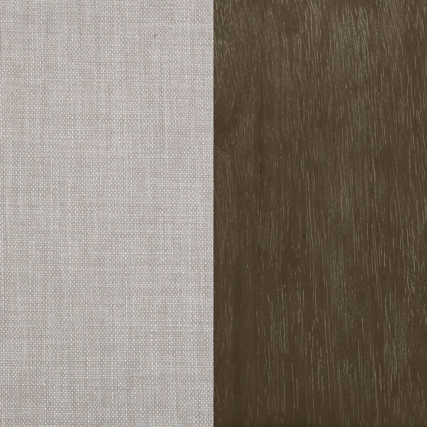 Blanchett Upholstered Bobbin Accent Chair Beige and Distressed Brown