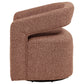 Westhill Boucle Upholstered Swivel Accent Chair Berry