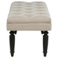 Marsha 52-inch Upholstered Entryway Accent Bench Latte