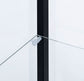 Delphinium 4-Shelf Clear Glass Curio Display Cabinet Black