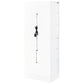 Cabra 4-door LED Curio Display Cabinet White High Gloss