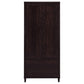 Wadeline 2-door Tall Accent Storage Cabinet Rustic Tobacco