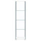 Bellatrix 3-shelf Clear Glass Curio Cabinet White