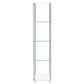 Bellatrix 3-shelf Clear Glass Curio Cabinet White