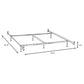 Esme Queen or E King Bed Frame Black (Headboard & Footboard)
