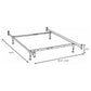Esme Twin or Full Bed Frame Black (Headboard & Footboard)