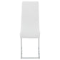 Montclair Upholstered Dining Side Chair White (Set of 4)