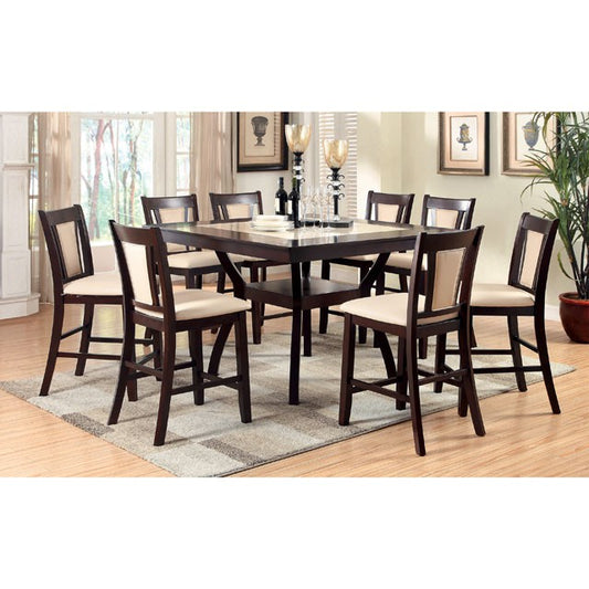 Brent - 7 Pc Counter Ht Table Set