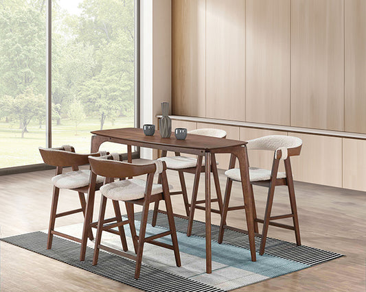Ebikon - 5 Pc Counter Ht Table Set